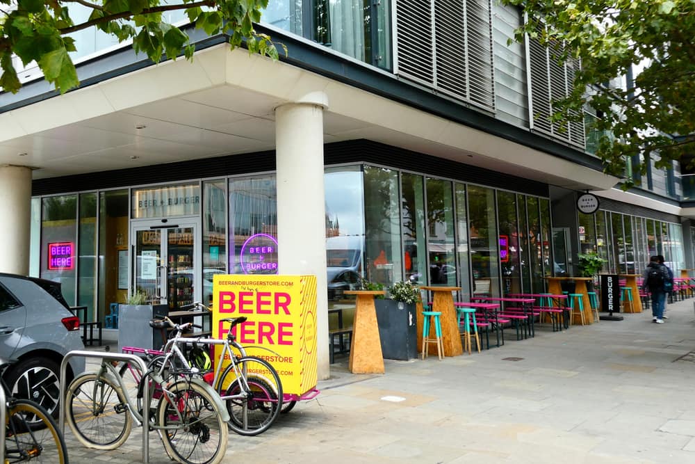 Beer + Burger King's Cross